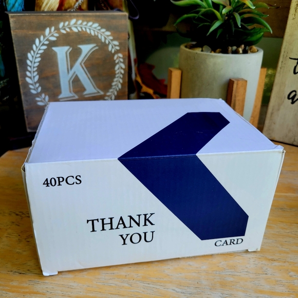 Navy Blue Thank You Cards - Picture 11 of 12